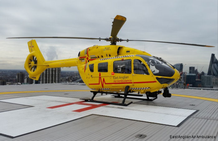 UK first H145 saves lives with East Anglia Air Ambulance