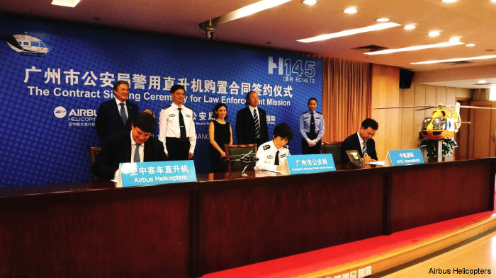 Guangzhou Police acquires one Airbus Helicopters H145