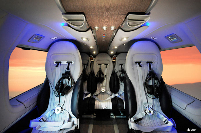 Mecaer Interior for the H145 Mercedes Benz