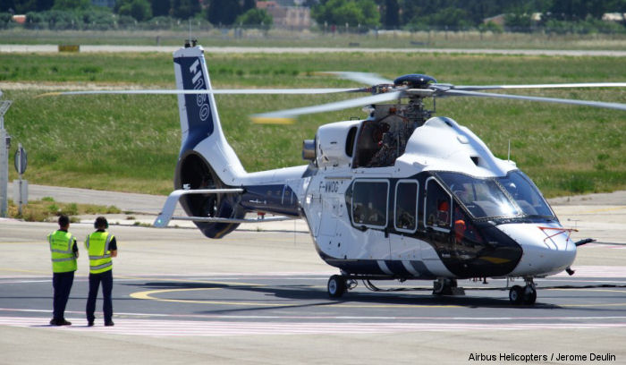 Airbus Helicopters unveiled the H160 prototype in the presence of French Prime Minister Manuel Valls