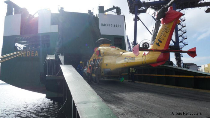 The H175 arriving to Brazil on late May