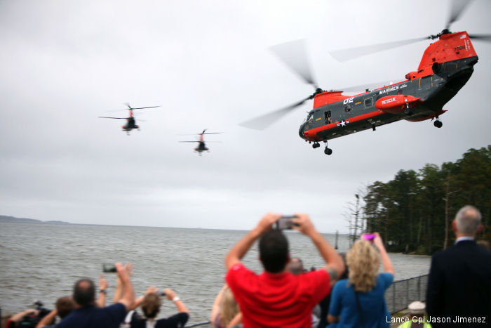 MCAS Cherry Point Conducts Final H-46 Flight