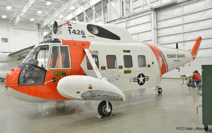 U.S Coast Guard HH-52A Seaguard  tail number 1426 will join the Smithsonian Air and Space Collection on permanent display at the Udvar-Hazy Center in Chantilly, Virginia