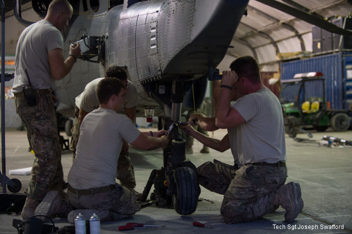 Pave Hawk maintainers keep rescue birds flying