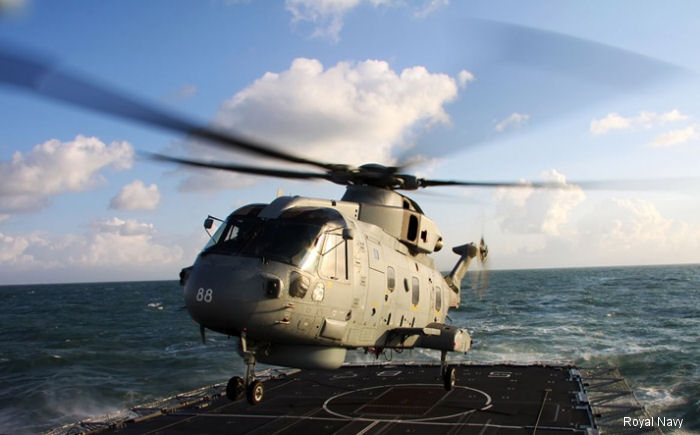 Royal Navy Merlin HM.2 First Gulf Deployment