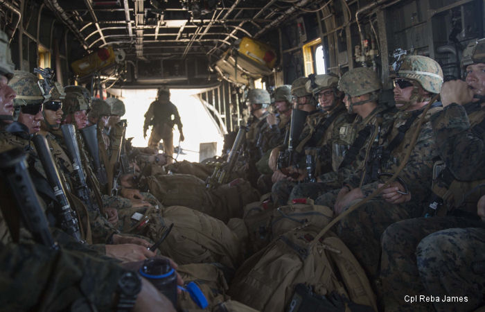 U.S. Marines make sure movement is smooth in the Australian skies