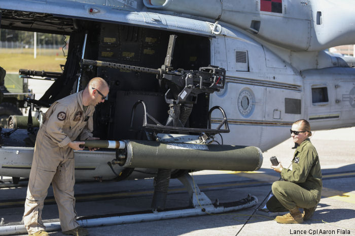 HMLA-167 conduct support training