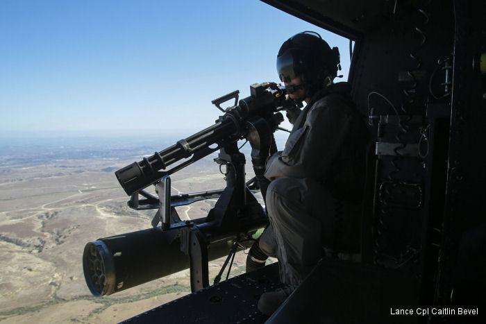 Marines with Marine Light Attack Helicopter Squadron HMLA-169 conducted weapons proficiency training with the UH-1Y Venom helicopter aboard Marine Corps Base Camp Pendleton, CA