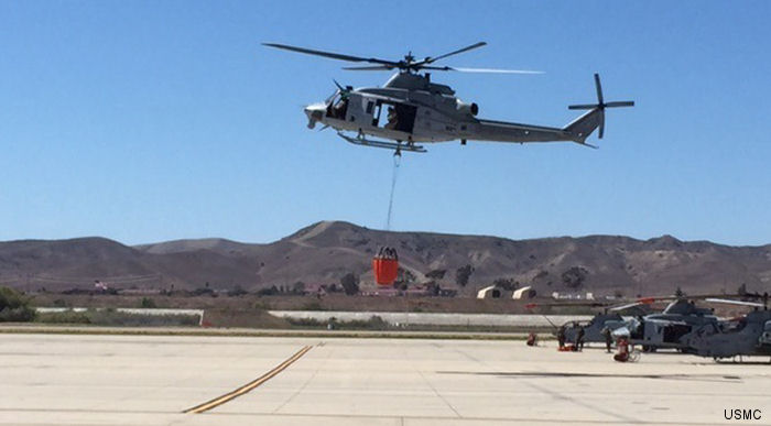 HMLA-469 quickly responds to fires on Pendleton