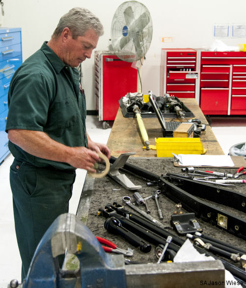 USAF Aircraft Mechanics Keep UH-1N Flying