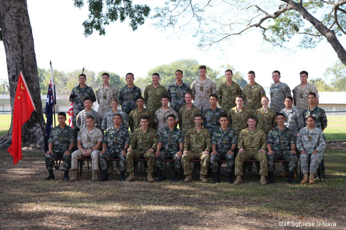Australians welcome participants at the Exercise Kowari 15 opening ceremony