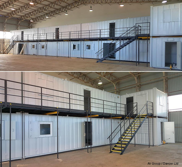 Modular buildings from Danzer are the preferred choice for helicopter search and rescue service