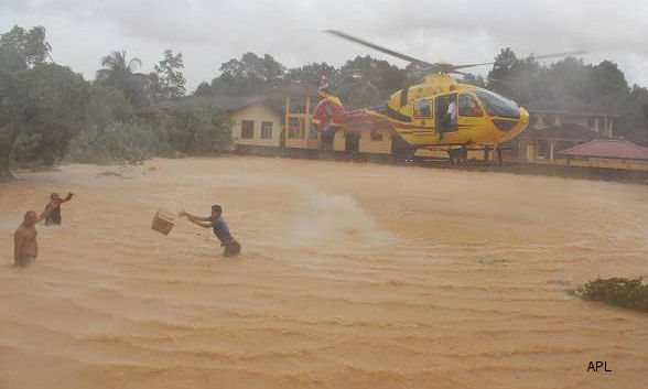 Airbus Helicopters in December Malaysia Flood