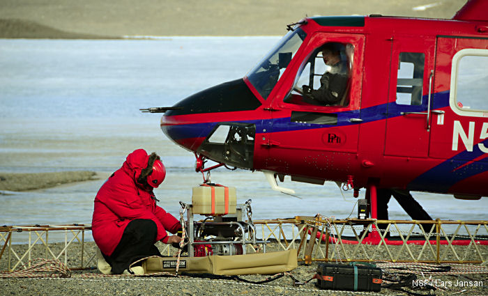 The National Science Foundation used an helicopter-borne sensor to gathered evidence that beneath Antarctica s ice-free McMurdo Dry Valleys may be previously unknown microbial ecosystems