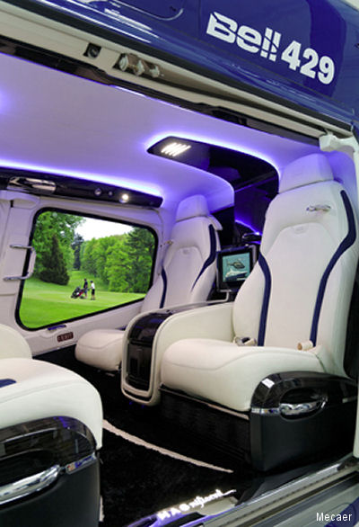 Bell 429 Mecaer Interior Certificate in Brazil