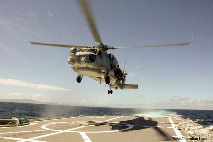 The Royal Australian Navy’s first Seahawk MH-60R ‘Romeo’ has successfully completed the final deck landing on HMAS Perth at the end of a rigorous period of First of Class Flight Trials.
