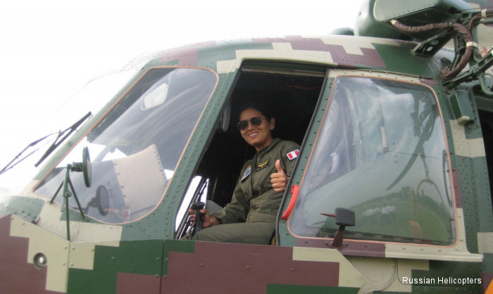 Peruvian Army Mi-171Sh pilot Melody Moon Torres: I always wanted to help people