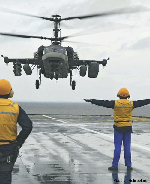 Ka-52K Gunships For New Russian Mistral Ships