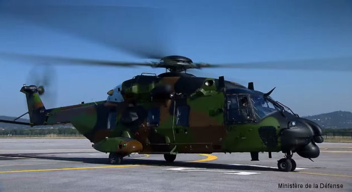 NHI delivered the 15th NH90 Caiman TTH helicopter to the French Army (ALAT) during the Paris Air show