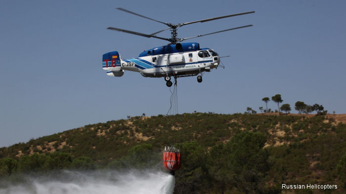 Russian helicopters boost Europe fire defences