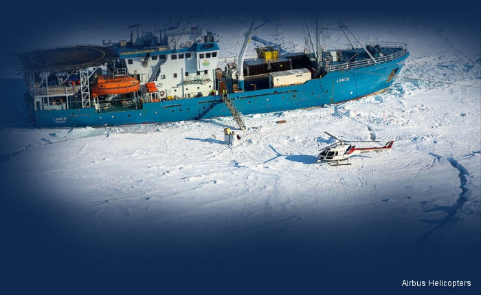 It is well known that satellites are collecting crucial data for climate research. But did you know that helicopters are also used to investigate global warming?