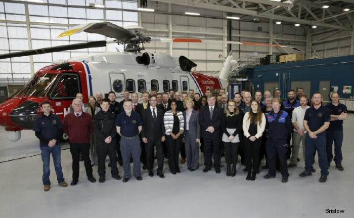 UK SAR Prestwick Bristow team