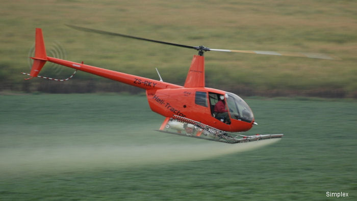 Brazil ANAC Approves R44 Agricultural Spray System