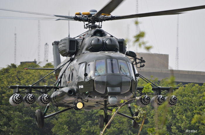 Helicopter Mil Mi-17-1V Serial 520M14 Register EP-639 used by Ejercito del Peru (Peruvian Army). Aircraft history and location