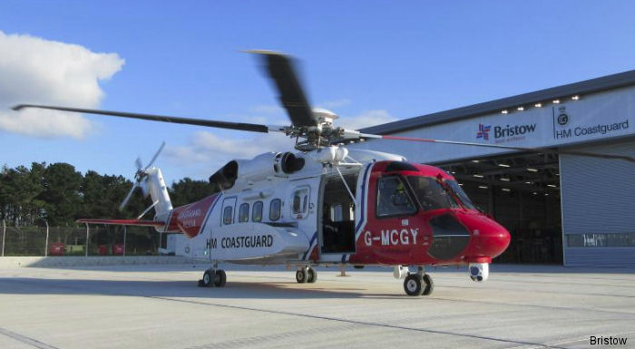 HM Coast Guard S-92 Arrive at Newquay