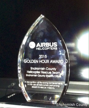 Golden Hour Award to Snohomish County Rescue Team