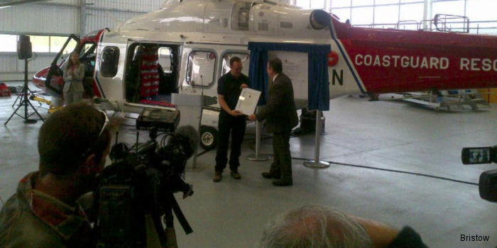 The launch of the St Athan civilian UK search and rescue (SAR) helicopter service was marked with a ceremony held at the new SAR base at St Athan airfield.