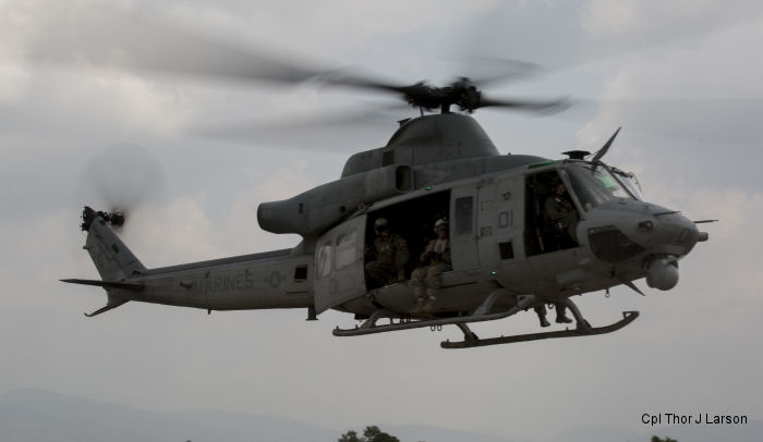 An US Marine Corps UH-1Y helicopter assigned to HMLA-469 squadron went missing on May 12. Wreckage found on May 15