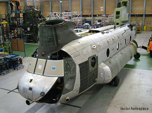 Vector Aerospace and Boeing bring RAF Chinook back to life