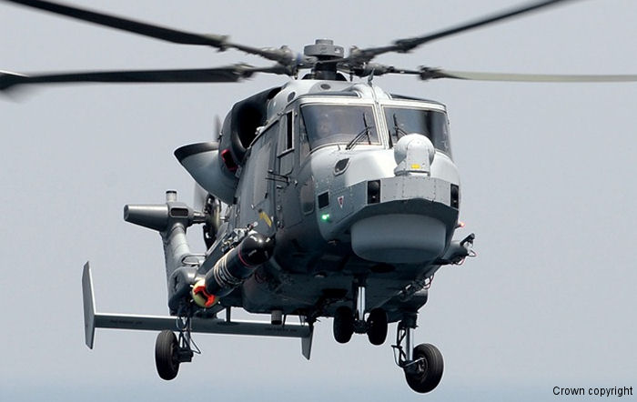 Royal Navy Wildcat in Gulf Heat Trials
