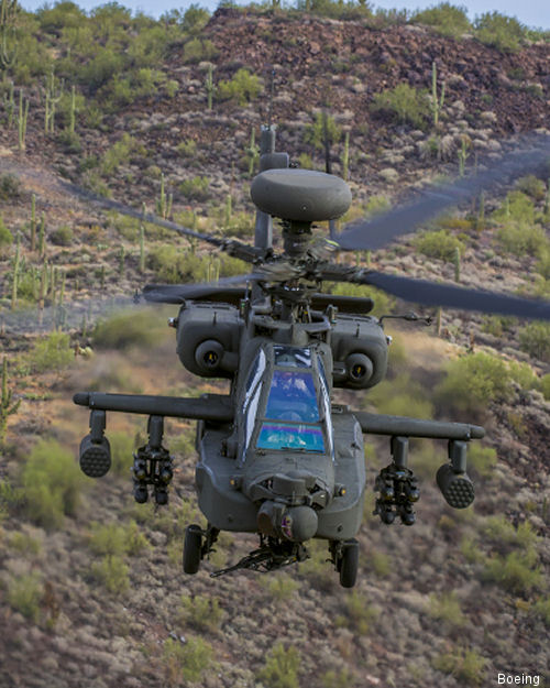 Boeing to Remanufacture 117 AH64D to New AH64E
