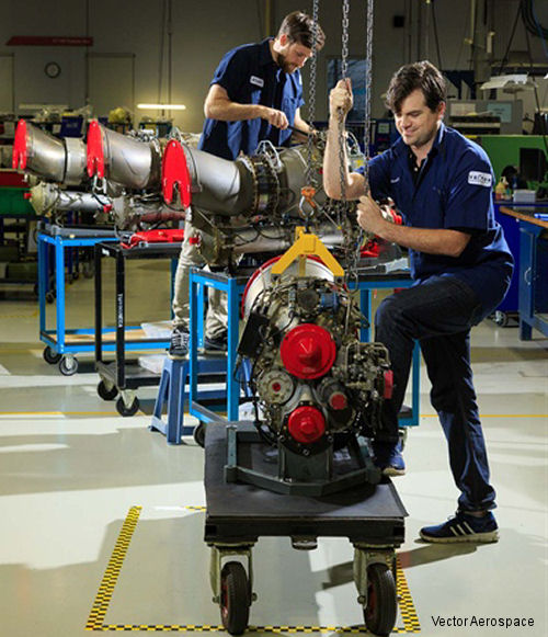 Vector 25th Year Servicing Turbomeca Arriel Engines