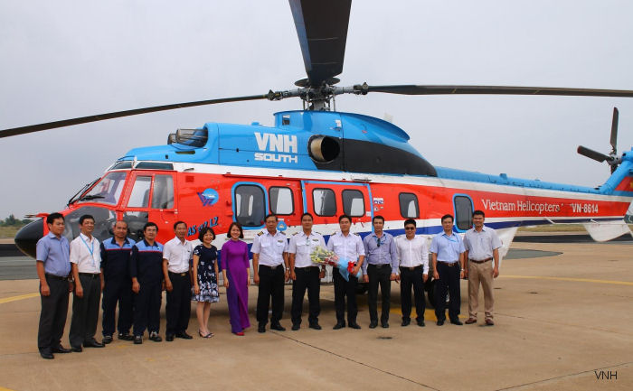 Vietnam’s VNH South AS332L2 returned to Vung Tau after completion of its overhaul at Airbus Helicopter Malaysia’s MRO facility in Subang