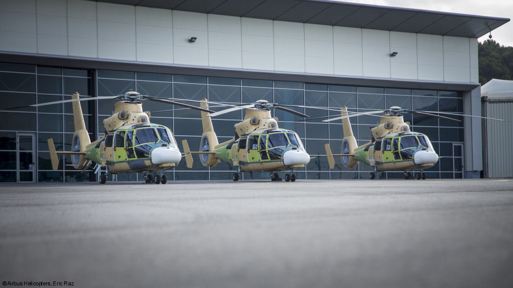 Airbus Helicopters delivers first three AS565 MBe Panther to Indonesia