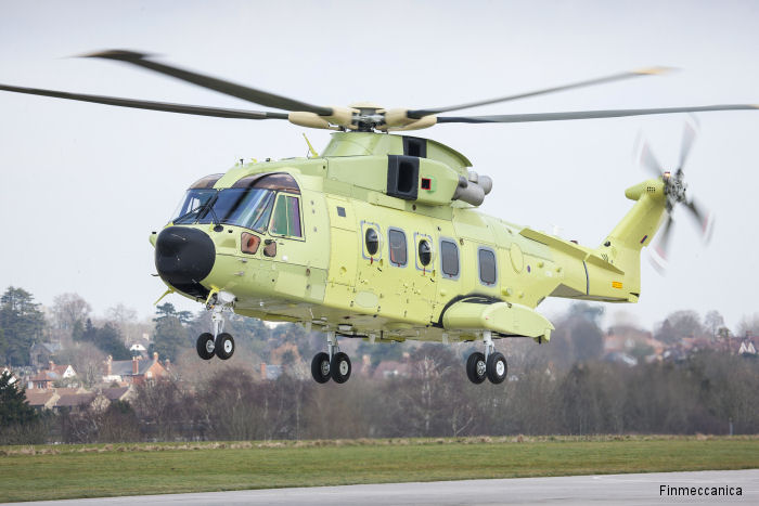 helicopter news March 2016 Norwegian First AW101 Maiden Flight
