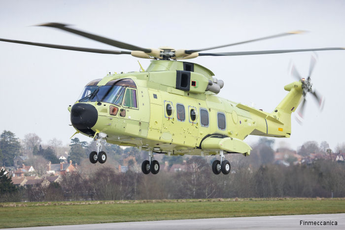 Norwegian First AW101 Maiden Flight