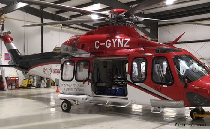 Spectrum Aeromed Equips AW139 for Remote Ornge Base in Moosonee