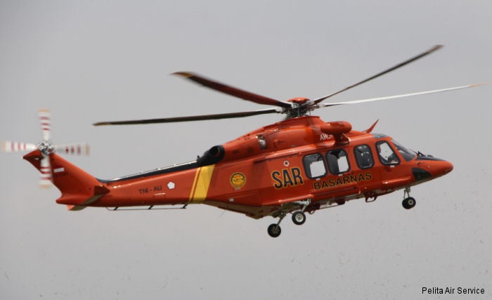 Indopelita Aircraft Services Assembled Basarnas AW139