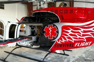 Survival Flight Bell 407s New Medical Interior