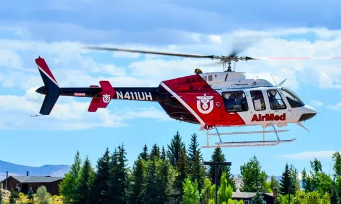 Decals Bell 407 Univercity of Utah Air Med N407UH