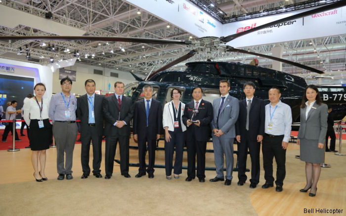 Bell and SAIDC  agree to collaborate to establish assembly of Bell 407GXP helicopter line in China