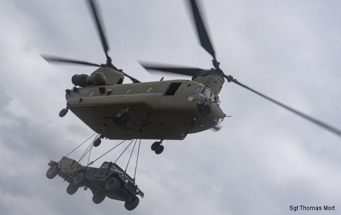 12th CAB Chinooks Training in Grafenwoehr