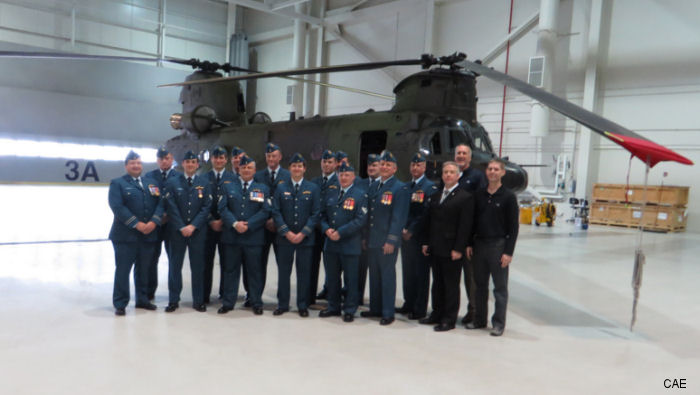 RCAF Graduates First Class of CH-147F Chinook Aircrews
