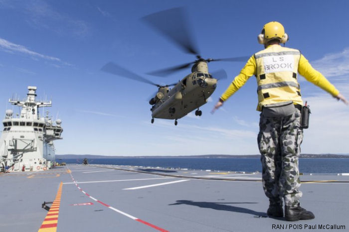 Australia New Chinook Trials Completed