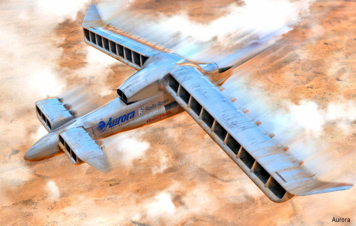 Aurora LightningStrike Vertical Takeoff and Landing
Experimental Plane (VTOL X-Plane) has the first-ever distributed hybrid-electric propulsion system