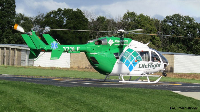 Allegheny Health Received Upgraded EC145 Helicopter Database